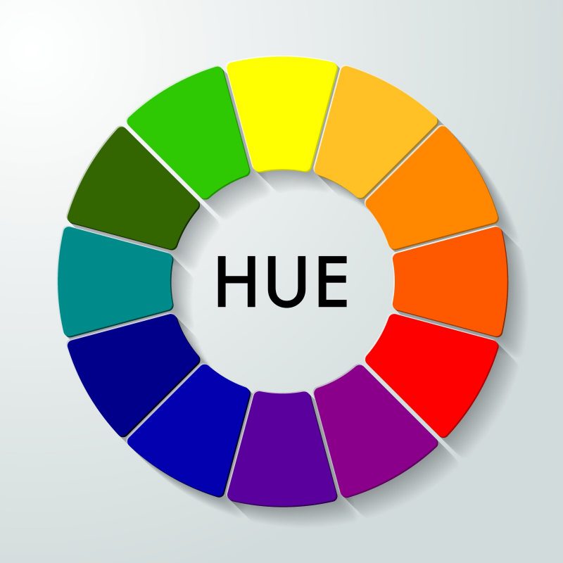 رنگ مایه یا فام (hue)